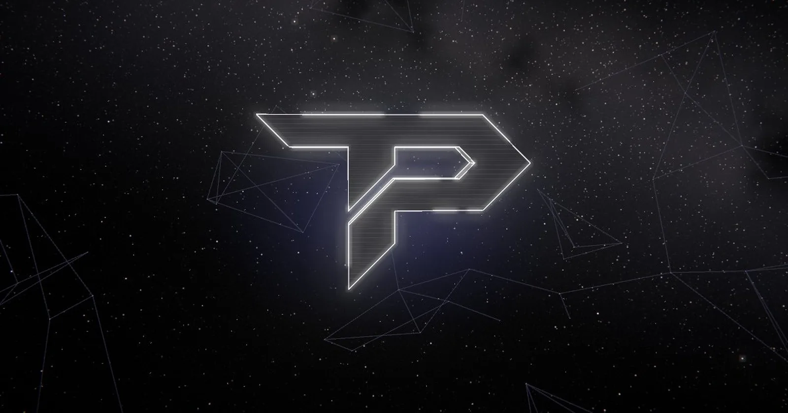 PSYQO website: the glowing P mark in deep space